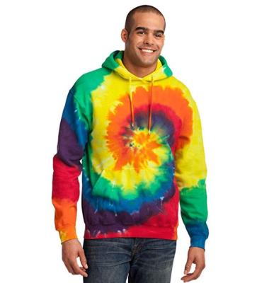 China Essential Anti-Shrinkage Men Tie Dye Pullover Hooded Sweatshirt for sale