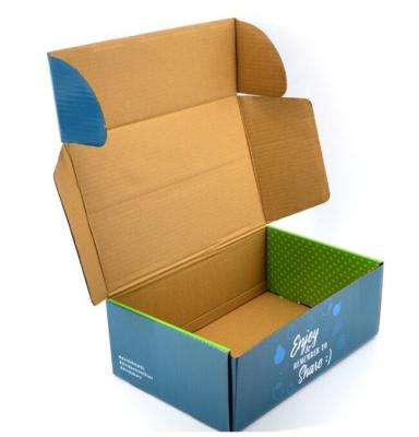 China Recyclable Custom Cardboard Birthday Recycle Gift Folding Mailing Shipping Box for sale