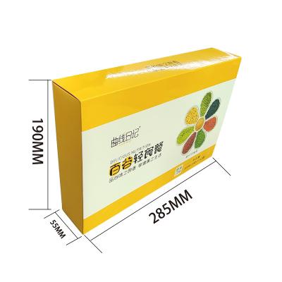 China Recyclable Square Custom Size Dessert Chocolate Chip Cookie Food Cardboard Gift Paper Packing Boxes for sale