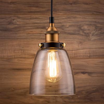 China Retro/American Country Style Industrial Luxury Industrial Chandelier High End Transparent Single Design Light for sale