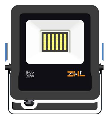 China 90-120Lm/W Luminous Led Outdoor Floodlight PIR Sensor Optional 10W-50W zu verkaufen