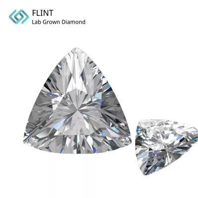 China High Yield Synthetic FLINT Hpht Diamond Factory Super Quality Vvs Diamond White Color Lab Grown Loose Rough CVD Diamond for sale