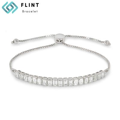 China CLASSIC Jewelry from FLINT Lab Grown Syynthetic Real Diamond Bracelet For Daily Women for sale