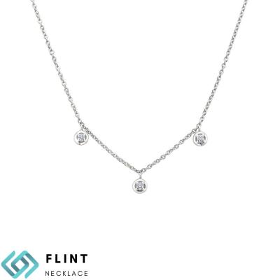 China FLINT Hot Selling Wholesale Price CLASSIC Lab Created Real Diamond Pendant Diamond Necklace For Wedding for sale