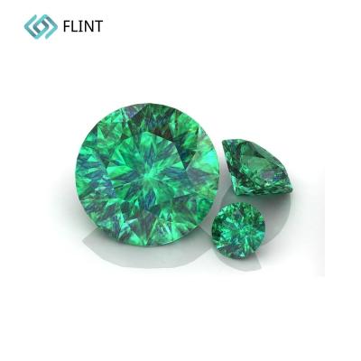 China Jewelry Making FLINT Fine Quality Natural Emerald Gemstone GIA Certificate Emerald Stone Loose Gemstone for sale