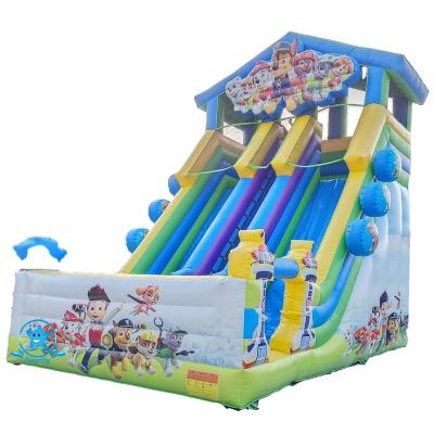 China PVC Animation Theme Size Custom Bouncing Castle Inflatable Water Slide for sale