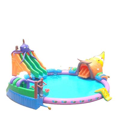 China Other Inflatable Elephant 15mLx7mWx7mH Slide For Inflatable Water Park Use for sale