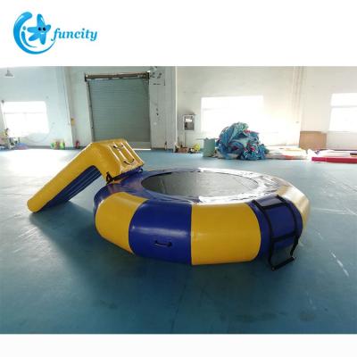 China Factory direct supply inflatable water trampoline high bed inflatable water toy for sale diameter 3M/4M/5M/6M/7M for sale