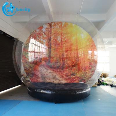 China Indoor Inflatable Life Size Inflatable Snow Globe Inflatable Human Size Christmas Games Snow Globe For Christmas for sale