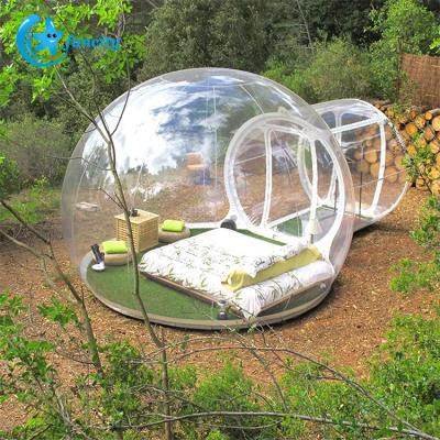 China Outdoor Inflatable Bubble Tent Transparent Bubble Tent PVC Oxford Cloth Clear Camping Bubble Hotel for sale