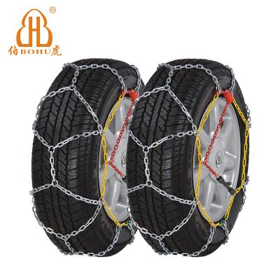 China BOHU Alloy Steel High Quality Snow Chains For Car Tires Have TUV/GS, ONORM V5117& 5119 Certificates Alloy Steel Car Snow Chain for sale