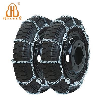 China Alloy Steel BOHU Snow Tire Chain High Quality Tire Chain For Double Truck Alloy Steel Truck Double Tire Snow Chains With V Bars for sale