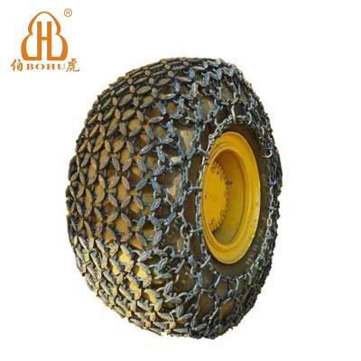 China Alloy steel BOHU tire protection chain for loader tire protection chain for sale