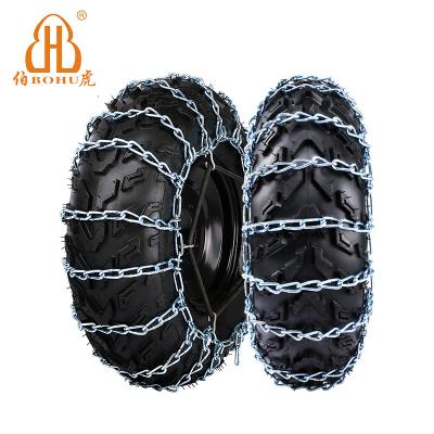 China Alloy Steel BOHU Snow Chain Mesh ATV Tire Chains Snow Chains For Tractor for sale