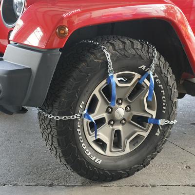 China BOHU Alloy Steel Rescue Tire Chain Galvanized Tire Chain Alloy Steel Snow Chain for sale