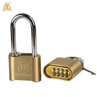 China BOHU Padlock Manufacturer Sturdy and Portable Brass Combination Padlock Top Security Password Padlock for sale