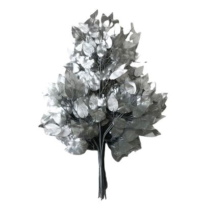 China 2022 Most Popular Flower Eco-friendly Artificial Silver Decorative Flowers for sale