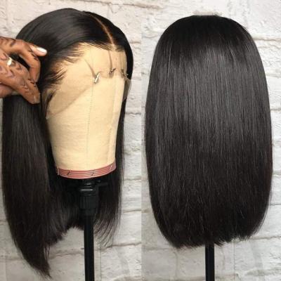 China Virgin Human Hair Lace Wigs Glueless Body Wave 13*4 Transparent Swiss Lace Frontal Wigs Raw Virgin Cuticle Aligned Body Wave Lace Front Wig for sale