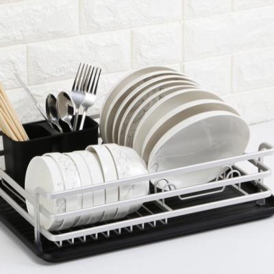 China Sustainable Metal Kitchen Organizer Dish Rack Dish Drying Rack for sale