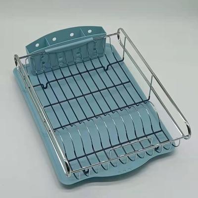 China Sustainable Dish Drying Hanging Rack Housewares Fruit Basket For Kitchen for sale