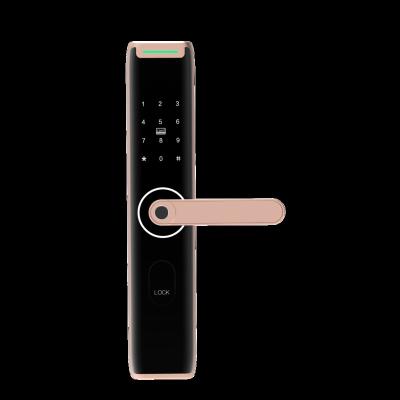 China Zinc alloy Good Quality Cheap Smart Biometric Fingerprint Lock with four unlocking way(fingerprint,password,card,key) for sale