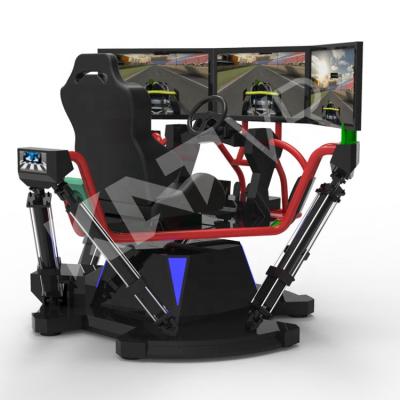 China Direct Adjustable Driving Race Simulator VR Theme Park Investement Maker Vr Seat 9d Virtual Reality Racing Driving Simulator for sale