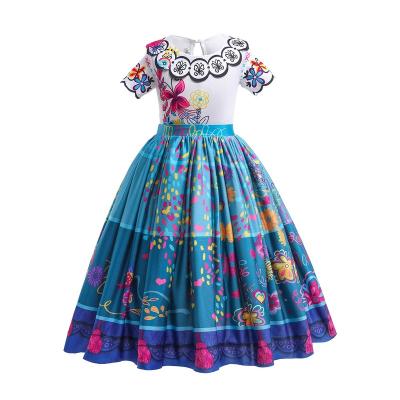 China Anti-wrinkle new series magic white princess dress full house spring and autumn children's skirt for sale