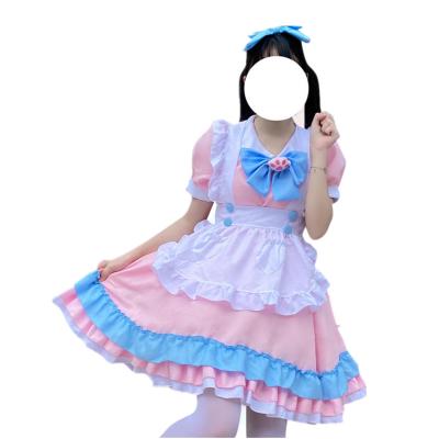 China Japanese soft anime maid uniform sister polyester maid Lolita cosplay dress for sale