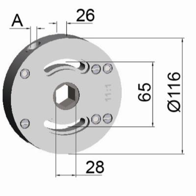 China Roller Shutter Gearbox, Roller Shutter Accessories Drive Wheel, Material Size Can Be Customized Customized for sale