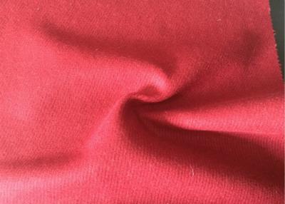 Chine Couleur rouge de beau de Felted tissu de laine, tissu 55g/M d'adaptation de mélange de laine à vendre