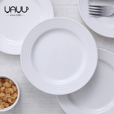 China Sustainable Dish 8inch Ceramic Dessert Dish Tableware Ceramic Dinner Dish Sets for sale