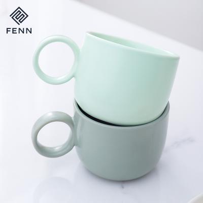 China Hot Sale Eco-friendly Sustainable Wholesale Price Ceramic Coffee Mug With Customized Logo for sale