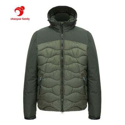 China Factory Windbreaker Jacket Packable Hood Quilted Winter Coats Men Breathable Stripper Jackets for sale