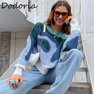 China new Anti-wrinkle fashion women fall sweaters pullover knitwear women sweaters 2022 for sale