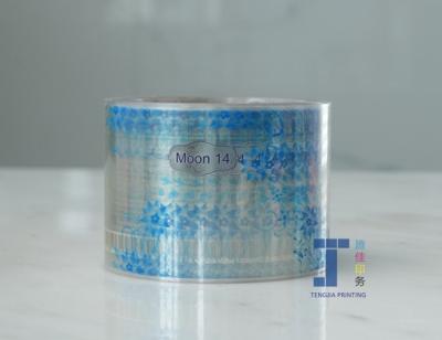 China Permanent Adhesive Printed Transparent Labels 50 Micron-150 Micron Thickness for sale