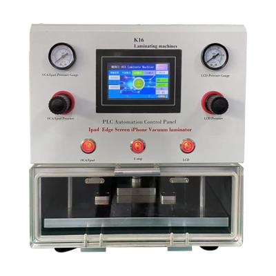 China 16 Inch Full Automatic Vacuum OCA Machine Edge Flat Screen Phone Repair Laminating Tool for sale