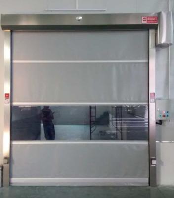 China Modern Industrial PVC Fabric Automatic Curtain High Speed ​​Door Quick Fold Up Door for sale