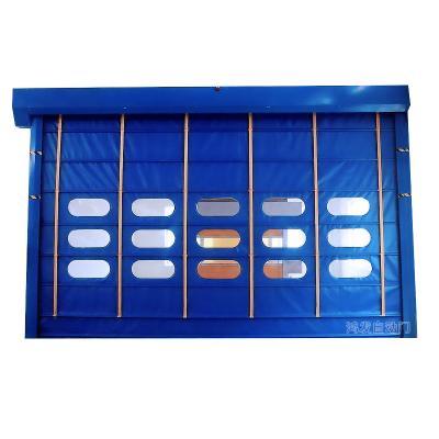 China Heat Insulation Stacking High Speed ​​Rolling Roller Shutter Door for sale