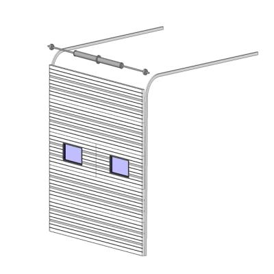 China Slide to Lift Sectional Garage Door Panels (HF-J635) for sale