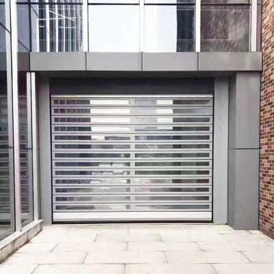 China Modern Clear Full High Speed ​​Spiral Door Underground Garage Door for sale