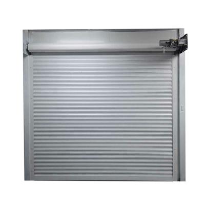 China Heat Insulation Remote Control Motor Steel Curtain Rolling Door for sale