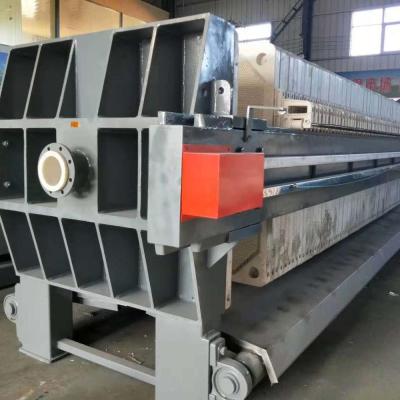 China Garment And Frame Stores Cast Iron Plate Filter Press For Wastewater Treatment for sale