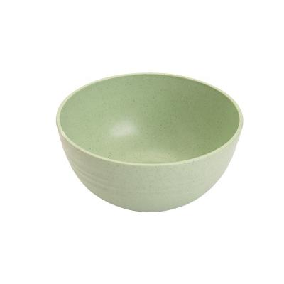 China Sustainable Biodegradable Tableware Lightweight Non-Fragile Wheat Straw Fiber Dessert Salad Rice Bowl Wheat Straw Bowl Safe for sale