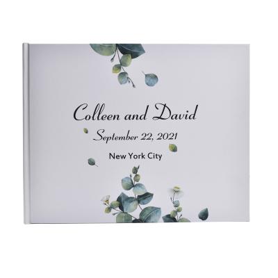 China Gift Wrapping Custom Personalized Infinity Guestbook Wedding Guest Book Reception 8x10 Inch Signature Guest Book Love Wedding Polaroid for sale