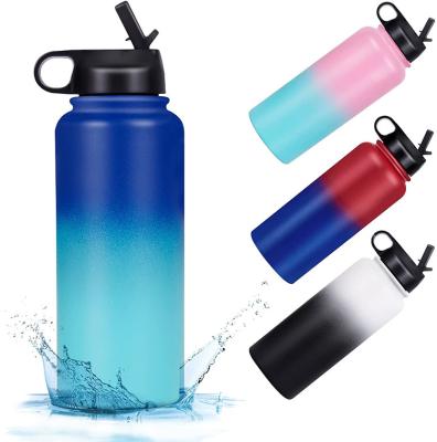 China Durable Stainless Steel Insulated Water Bottle 32 oz Double Wall Flask Leakproof Vacuum Thermo Cup Keep Drinks Cold For 24 Hours Hot for sale