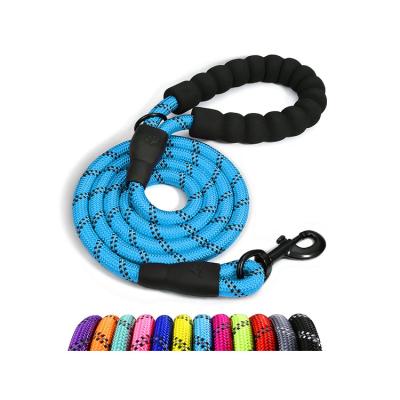 China Amazon Amazon Rope Dog Traction Hot Selling Reflective Nylon Rope Braided Rope Dog Lead Elevating Dog Leash for sale