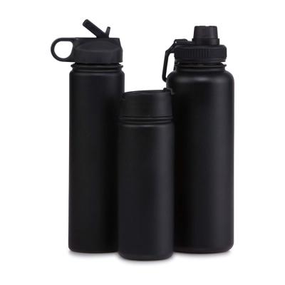 China Custom Large Double Wall Standard Logo Mouth Stainless Steel Vacuum Insulation Sport Bottle Eco-friendly Viable for sale