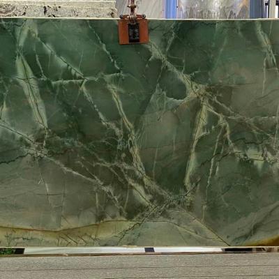 China Best Service Luxury High Quality Emerald Green Onyx Natural Marble Stone Home Renovation Modern Royal Hotel Project High Quality for sale