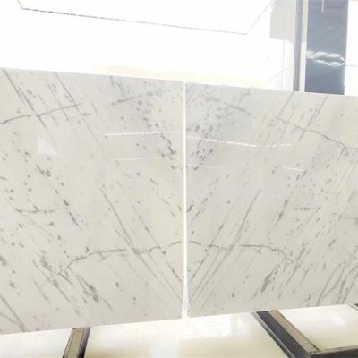 China Best Quality Chinese Cheapest Modern Supplier Guangxi White Marble Natural White Marble Tile for Wall and Flooring Project for sale