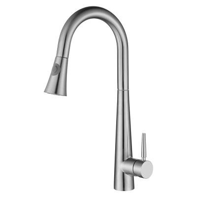 China Newest Sense Faucets Hot Sale Modern Design OEM Service Kitchen Sink Water Faucet Lead Free Brushed Faucets Use For Home for sale